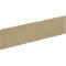 Un panneau rectangulaire incliné de couleur beige.