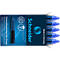 Navullingen voor inktrollers Schneider One Change, 5 stuks, blauw