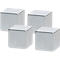 Neodym magneet 32393, ca. 3 kg hechtkracht, ideaal voor glasboards, b 10 x d 10 x h 10 mm