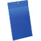 Neodym-Magnettaschen B 210 x H 297 mm (A4 hoch), 10 Stück, blau
