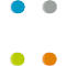 Neodymium magneet Maul, 8 stuks, tot 1,5 kg, siliconen coating, Ø 12 x D 6 mm, geassorteerde kleuren