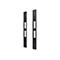Neomounts AWL-250BL18 - Befestigungskit (VESA-Erweiterungskit) - für Flachbildschirm - Stahl - Schwarz - Wandmontage