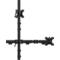 Neomounts by Newstar Monitorarm DS60-600BL2-1, für 3 Displays 10-32'/jeweils 9 kg, höhenverstell-/schwenk-/neigbar, Tischklemme, Stahl, schwarz