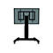 Neomounts by Newstar PLASMA-M2500T - Wagen - motorisiert - für Flachbildschirm / Media Player / Mini-PC - Schwarz, RAL 9005