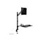 Neomounts DS90-325BL1 - Befestigungskit (voll beweglicher Arm) - Sitz-Steh-Arbeitsplatz - für LCD-Display / PC-Ausrüstung - Stahl - Schwarz