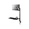 Neomounts DS90-325BL1 - Befestigungskit (voll beweglicher Arm) - Sitz-Steh-Arbeitsplatz - für LCD-Display / PC-Ausrüstung - Stahl - Schwarz