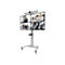 Neomounts - Montagekomponente (Regal, Kamerabord, Adapter für Kamerabord, Schiene) - für Kamera / Mediabox - weiß - am Wagen montierbar - für P/N: FL50S-825WH1