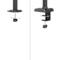 Neoumounts by Newstar Monitorarm DS60-600BL2V, für 2 Displays 10-32'/jeweils 9 kg, höhenverstell-/schwenk-/neigbar, Tischklemme, Stahl, schwarz