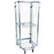 Nestbare metalen container, type antidiefstal, draagvermogen 500 kg, 1 tussenlegbord