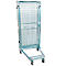 Nestbare metalen container, type antidiefstal, draagvermogen 500 kg
