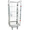 Nestbare rolcontainer, 4-zijdig, gegalvaniseerd, draagvermogen 500 kg, zonder tussenlegbord
