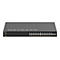 NETGEAR AV Line M4350-24X4V - Switch - L3 - managed - 24 x 100/1000/2.5G/5G/10GBase-T (PoE+) + 4 x 1/10/25 Gigabit SFP28 - Luftstrom von vorne nach hinten