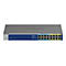 NETGEAR GS516UP - Switch - unmanaged - 8 x 10/100/1000 (PoE+) + 8 x 10/100/1000 (PoE++) - Desktop, an Rack montierbar - PoE++ (380 W)