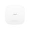 Weiße, quadratische Netgear Insight WLAN-Zugangspunkt-Einheit mit Status-LEDs auf der Vorderseite.