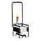 Nettoyeur de bottes ECO CEMO, L 33 x H x 82 x P 33 mm, avec trois brosses fixes et support de fixation, raccord d'eau Gardena