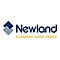 Firmenlogo von Newland mit dunkelblauem Schriftzug und Slogan Scanning Made Simple in Gelb.