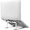 NewStar Inklapbare standaard NSLS085SILVER - voor laptops van 10-17″ en tot 5 kg - in 6 stappen in hoogte verstelbaar - zilvergrijs