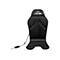Schwarze haptische Feedback-Sitzauflage Next Level Racing HF8 mit Kabelfernbedienung vor weißem Hintergrund.