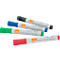 nobo Glas-Whiteboard Marker, 4er Set sortiert