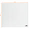 Nobo Glas-Whiteboard, Sicherheitsglas, rahmenlos, magnethaftend, B 450 x H 450 mm, weiß