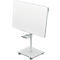 Nobo Move &amp; Meet mobiele flip-over, verwijderbaar whiteboard, magnetisch, B 714 x D 1200 x H 453 mm, staal, wit