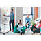 Nobo Move &amp; Meet mobiele flip-over, verwijderbaar whiteboard, magnetisch, B 714 x D 1200 x H 453 mm, staal, wit