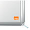 nobo Whiteboard Premium Plus, Stahl weiß emailliert, magnethaftend, B 1200 x H 900 mm, inkl. abnehmbarer Stiftablage und 1 Boardmarker