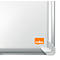 nobo Whiteboard Premium Plus, Stahl weiß emailliert, magnethaftend, B 1200 x H 900 mm, inkl. abnehmbarer Stiftablage und 1 Boardmarker