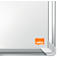 nobo Whiteboard Premium Plus, Stahl weiß emailliert, magnethaftend, B 1800 x H 900 mm, inkl. abnehmbarer Stiftablage und 1 Boardmarker