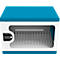 Notebook-Ladeschrank Good Connections GEMMA N16C, umrüstbar zum Ladewagen, für 16 Geräte, USB-C mit 65 W pro Port, abschließbar, weiß-blau
