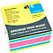 Notes auto-adhésives Brillant, cube avec 450 feuilles, l. 75 x H 75 mm, 4 coloris