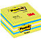 Notes auto-adhésives cube POST-IT, 76 x 76 mm, vert néon