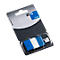 Notes auto-adhésives Flags INFO, 25 mm x 43 mm, 50 feuilles, bleu transparent