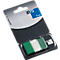 Notes auto-adhésives Flags INFO, 25 mm x 43 mm, 50 feuilles, vert transparent