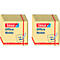 Notes auto-adhésives Office Notes TESA, 75 mm x 75 mm, 4 x 3 x 100 feuilles, jaune