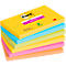 Notes auto-adhésives Super Sticky Post-it®, Collection Rio de Janeiro, 127 x 76 mm, 90 feuilles, 6 blocs
