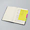 Notes auto-adhésives Tab Marker Notes Sigel, 3 couleurs, 42 feuilles, 98 x 148 mm, inscriptible
