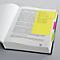 Notes auto-adhésives Tab Marker Notes Sigel, 3 couleurs, 42 feuilles, 98 x 148 mm, inscriptible