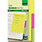 Notes auto-adhésives Tab Marker Notes Sigel, 3 couleurs, 42 feuilles, 98 x 148 mm, inscriptible