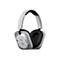 Grau-weißer Nothing Over-Ear-Kopfhörer mit transparentem Design und schwarzer Polsterung vor weißem Hintergrund.