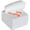 Notitieblok, B 90 x D 90 x H 90 mm, 900 gelijmde vellen, wit