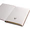 Notizbuch Clairefontaine Flying Spirit, DIN A5, 90 Blatt, liniert, mit Fadenbindung, glänzender Ledereinband, cognac