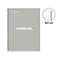 Notizbuch Miquelrius Emotions 1, A4, 80 Blatt kariert und blickdicht, gelocht, Spiralbindung, Hardcover, grau