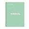 Notizbuch Miquelrius Emotions 1, A4, 80 Blatt kariert und blickdicht, gelocht, Spiralbindung, Hardcover, mintgrün