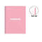 Notizbuch Miquelrius Emotions 1, A4, 80 Blatt kariert und blickdicht, gelocht, Spiralbindung, Hardcover, pink