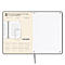 Notizbuch Oxford Signature, DIN A5, 80 Blatt, liniert, mit linkem Rand, Optik Paper®, dunkelblau