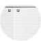 Notizbuch Oxford Signature, DIN A5, 80 Blatt, liniert, mit linkem Rand, Optik Paper®, dunkelblau