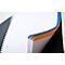 Notizbuch Rhodia 4 Colors Book Rhodiactive, 80 Blatt, DIN A4+, 90 g/m², Doppelspirale, kariert, mit Kopfleiste, mikroperforiert