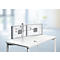 Novus monitor-zwenkarm TSS Duo 505, voor 2 beeldschermen, klem van 14 tot 40 mm, 2 x vouwarm