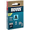 Novus nieten type A, lengte 6 mm, staaldraad, 2000 stuks